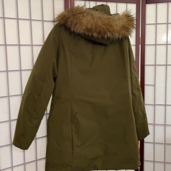 ORLAY DOUBLE SNAP‎ FUR HOOD WATER RESISTANT PARKA SIZE M - Picture 4 of 9